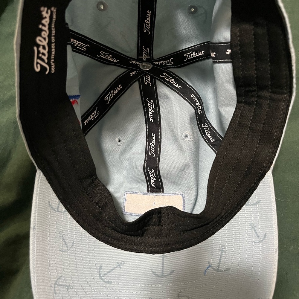 Titleist All Star Light Blue Cap with Anchor Design - Picture 5 of 7